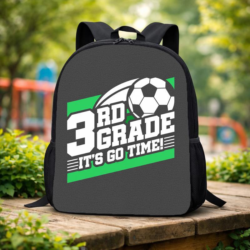 Custom Grade Go Time Backpack - Soccer School Desig Custom Backpack Custom Grade Go Time Backpack - Soccer School Desig Custom Backpack