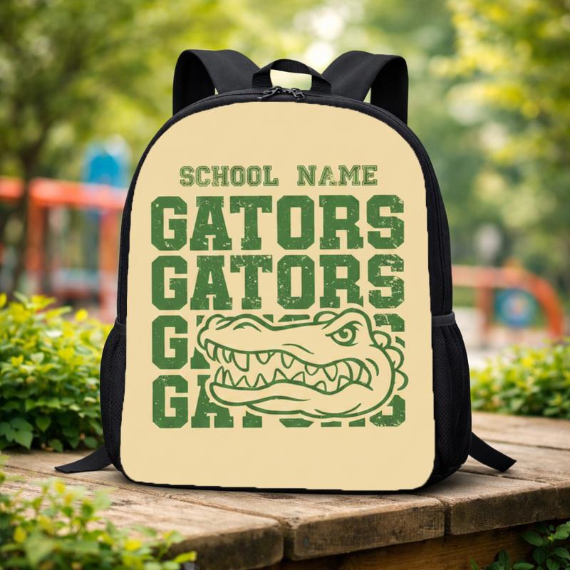 Custom Middle School Mascot Backpack - School Spirit Style Custom Backpack Custom Middle School Mascot Backpack - School Spirit Style Custom Backpack