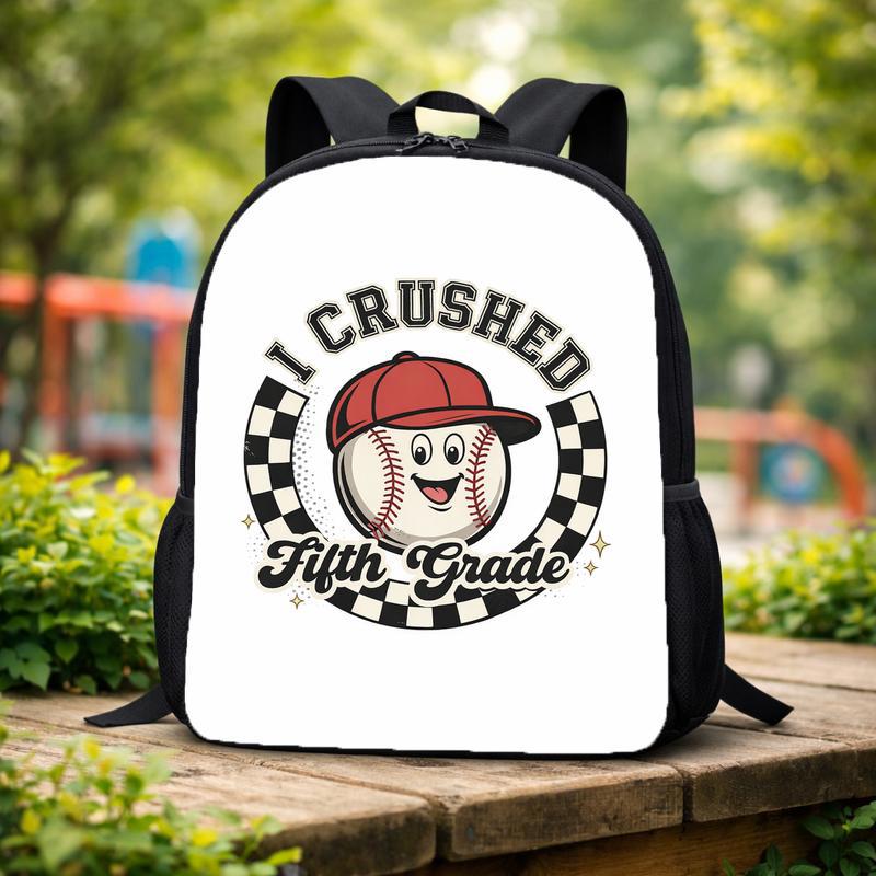 Cute Baseball Backpack - Back To School Cartoon Kids Sport Custom Backpack