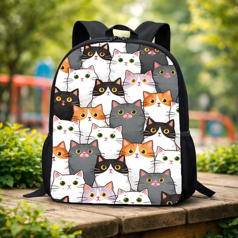 Cute Cat Custom Backpack
