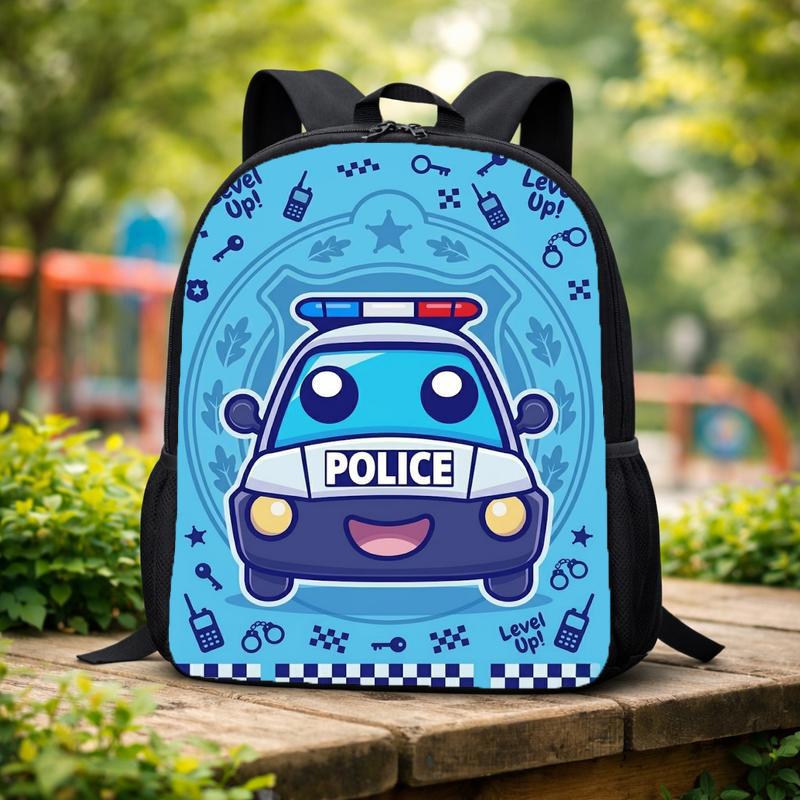 Cute Police Car Backpack - Level Up Kids Back To School Gift Custom Backpack Cute Police Car Backpack - Level Up Kids Back To School Gift Custom Backpack