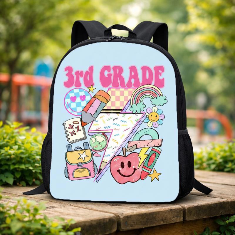 Elementary School Custom Grade Backpack - Fun Learning Vibes Custom Backpack Elementary School Custom Grade Backpack - Fun Learning Vibes Custom Backpack