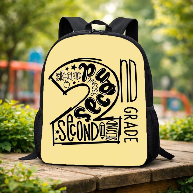 Elementary School 2nd Grade Backpack - Cool Bold Letter Style Custom Backpack Elementary School 2nd Grade Backpack - Cool Bold Letter Style Custom Backpack