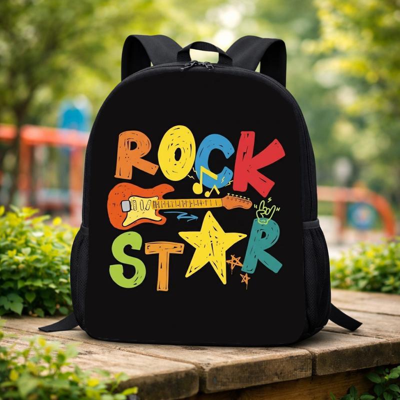 Fun Music Backpack With Rockstar Style For Cool Students Custom Backpack