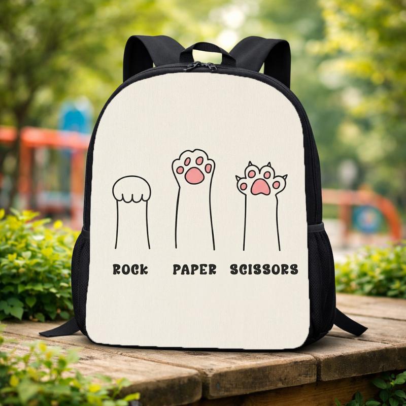 Funny Cat Paw Custom Backpack