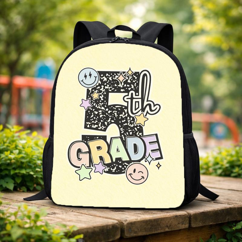 Grunge 5th Grade Backpack - Elementary School Trendy Look Custom Backpack