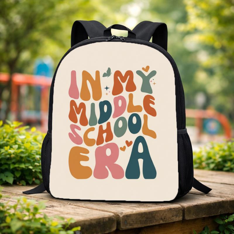 In My Middle School Era Backpack - Back To School Trend Custom Backpack