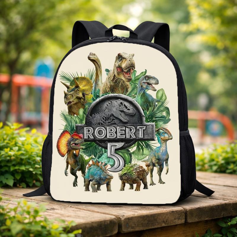 Jurassic Dino Backpack - Personalized Kids School Custom Backpack Jurassic Dino Backpack - Personalized Kids School Custom Backpack