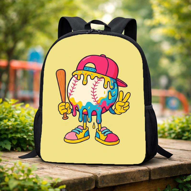 Kawaii Baseball Backpack - Cartoon Sport Kids Design Custom Backpack Kawaii Baseball Backpack - Cartoon Sport Kids Design Custom Backpack