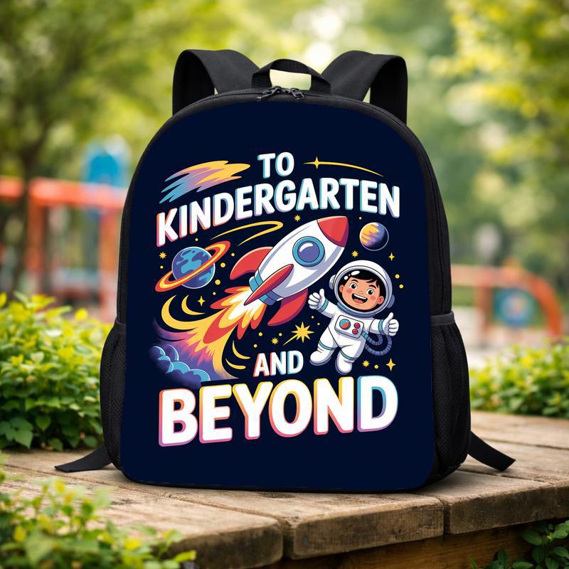 Kindergarten Backpack Kids - Back To School Space Adventure Custom Backpack Kindergarten Backpack Kids - Back To School Space Adventure Custom Backpack