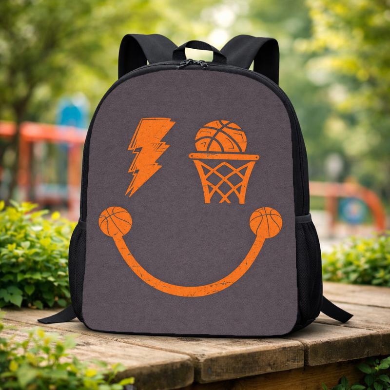 Minimal Basketball Backpack - Back To School Simple Sport Style Custom Backpack Minimal Basketball Backpack - Back To School Simple Sport Style Custom Backpack