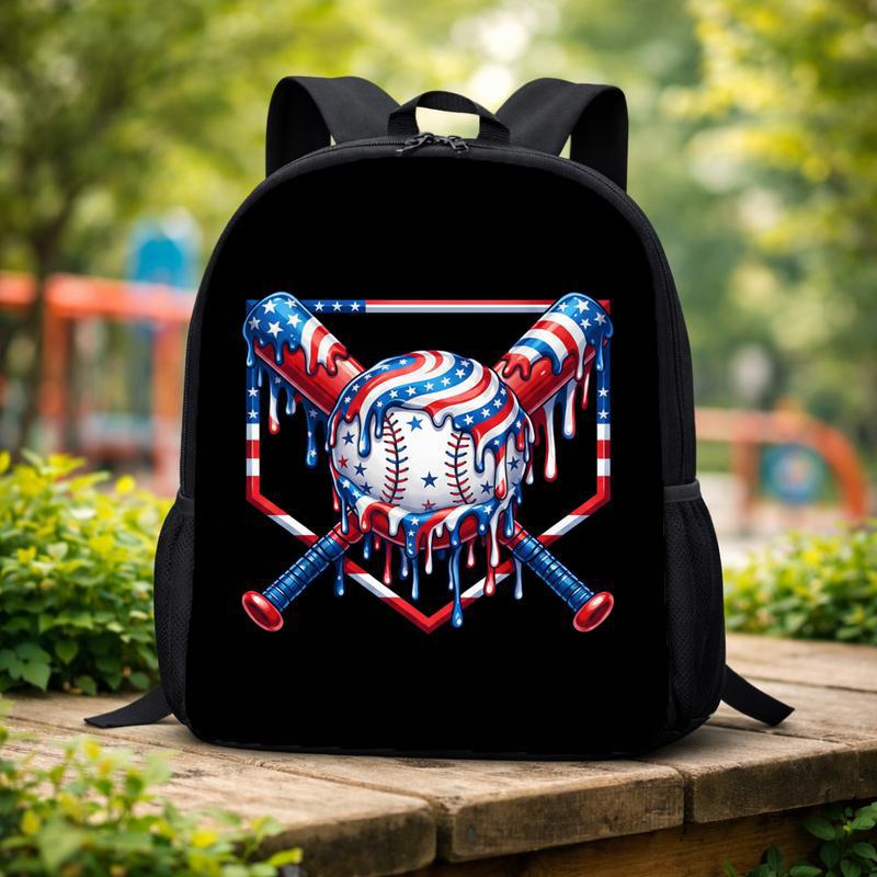 Patriotic Baseball Backpack - USA Drip Sport Kids Bag Custom Backpack Patriotic Baseball Backpack - USA Drip Sport Kids Bag Custom Backpack