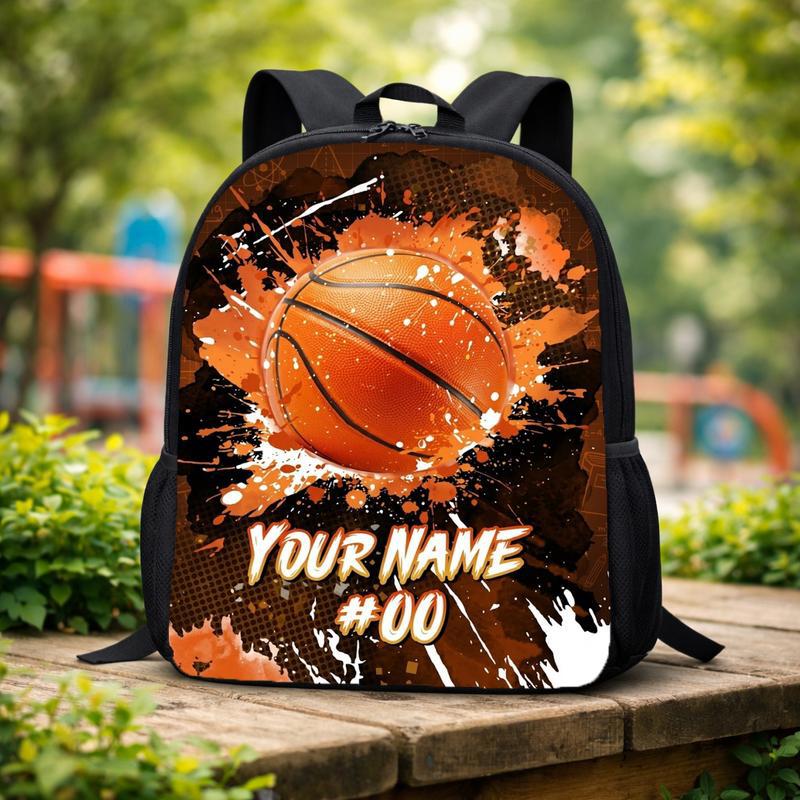 Personalized Basketball Backpack - Back To School Player Gift Custom Backpack