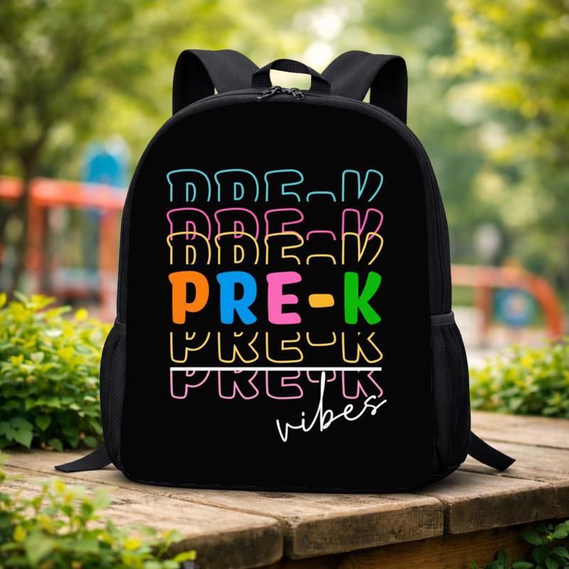 Pre-K Vibes Backpack - Trendy Kids Back To School Custom Backpack Pre-K Vibes Backpack - Trendy Kids Back To School Custom Backpack