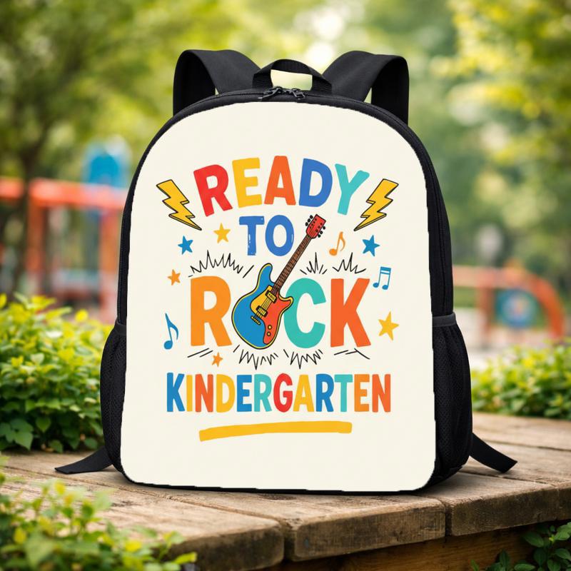Ready To Rock Kindergarten Backpack - Bright Kids Style Custom Backpack
