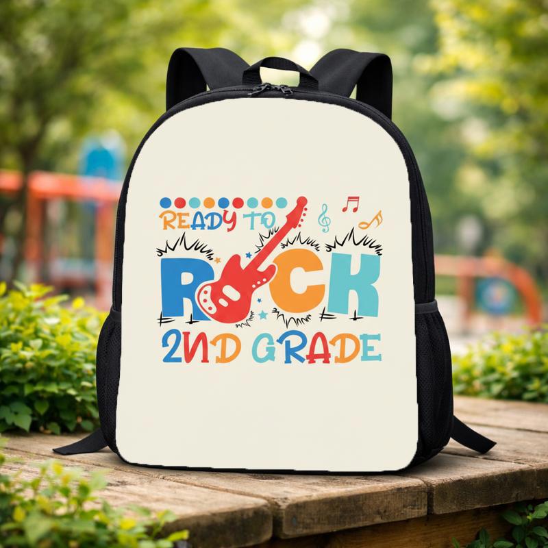 Ready To Rock New Grade Backpack - Kids School Style Custom Backpack Ready To Rock New Grade Backpack - Kids School Style Custom Backpack