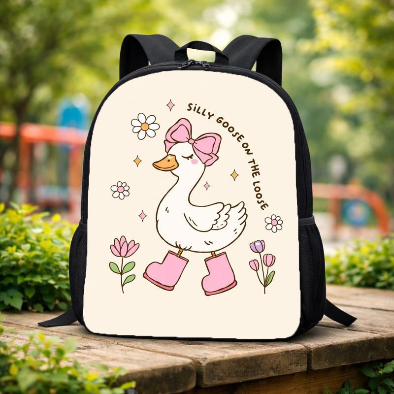 Silly Goose Backpack - Cute Back To School Girls Custom Backpack