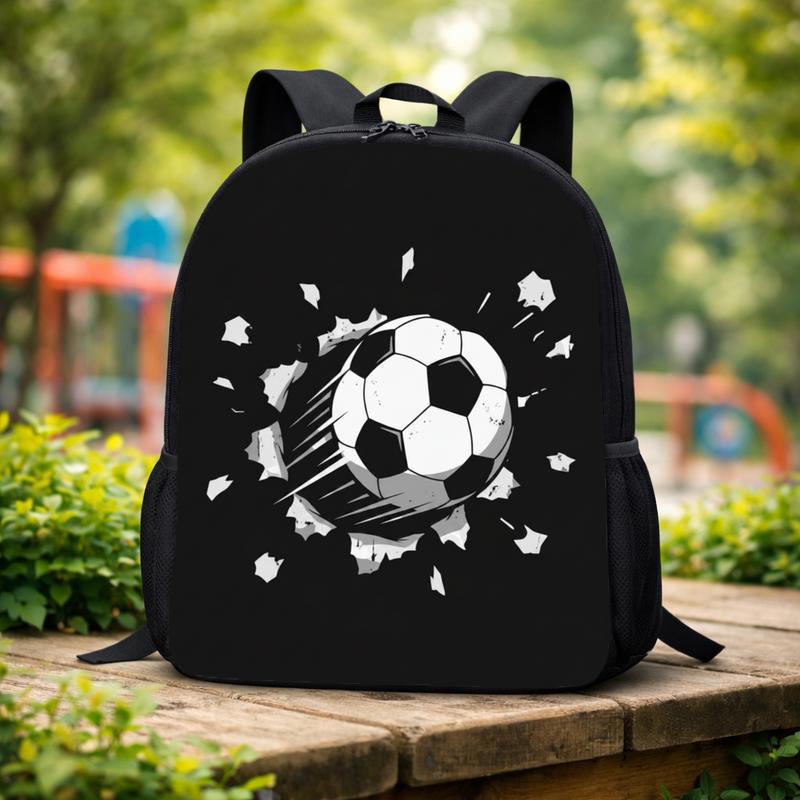Soccer Ball Smash Backpack - Cool Sports Kids School Bag Custom Backpack Soccer Ball Smash Backpack - Cool Sports Kids School Bag Custom Backpack