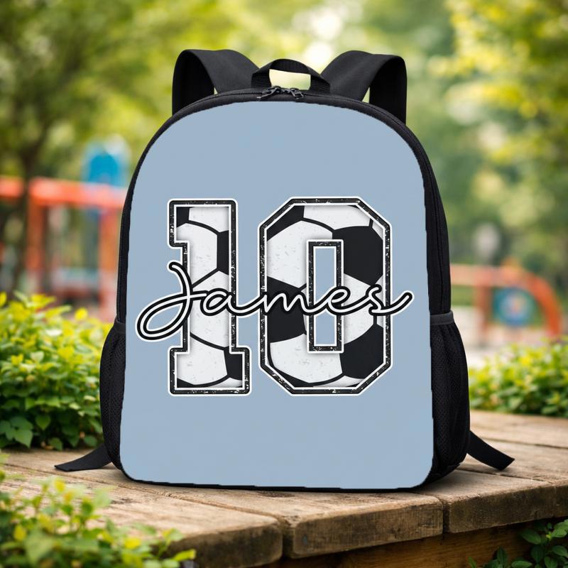 Style Personalized Soccer Backpack With Name And Number Design Custom Backpack Style Personalized Soccer Backpack With Name And Number Design Custom Backpack