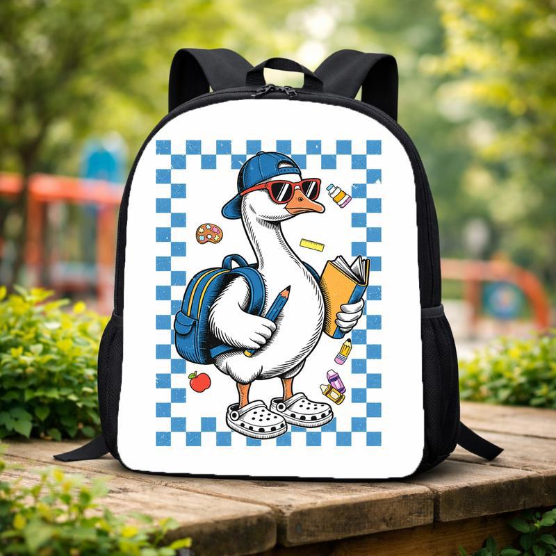 Trendy Goose Student Backpack - Funny Back To School Kids Custom Backpack Trendy Goose Student Backpack - Funny Back To School Kids Custom Backpack