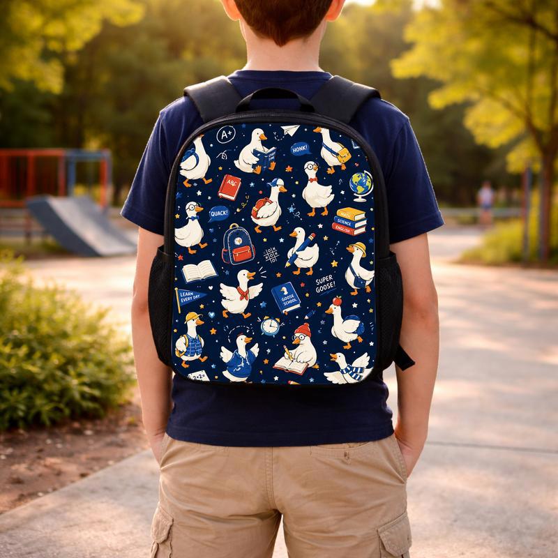 All Over Goose Backpack - Fun Back To School Kids Pattern Custom Backpack All Over Goose Backpack - Fun Back To School Kids Pattern Custom Backpack