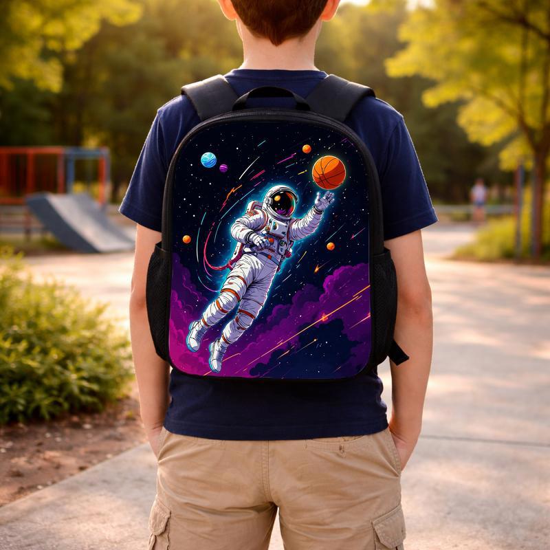 Astronaut Backpack Kids - Space Sports Galaxy Design Custom Backpack
