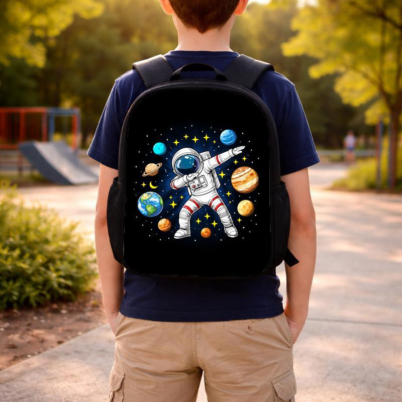 Cool Kids Backpack Space Theme - Dabbing Astronaut Planets Custom Backpack Cool Kids Backpack Space Theme - Dabbing Astronaut Planets Custom Backpack