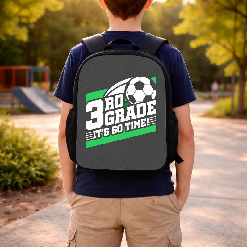 Custom Grade Go Time Backpack - Soccer School Desig Custom Backpack Custom Grade Go Time Backpack - Soccer School Desig Custom Backpack