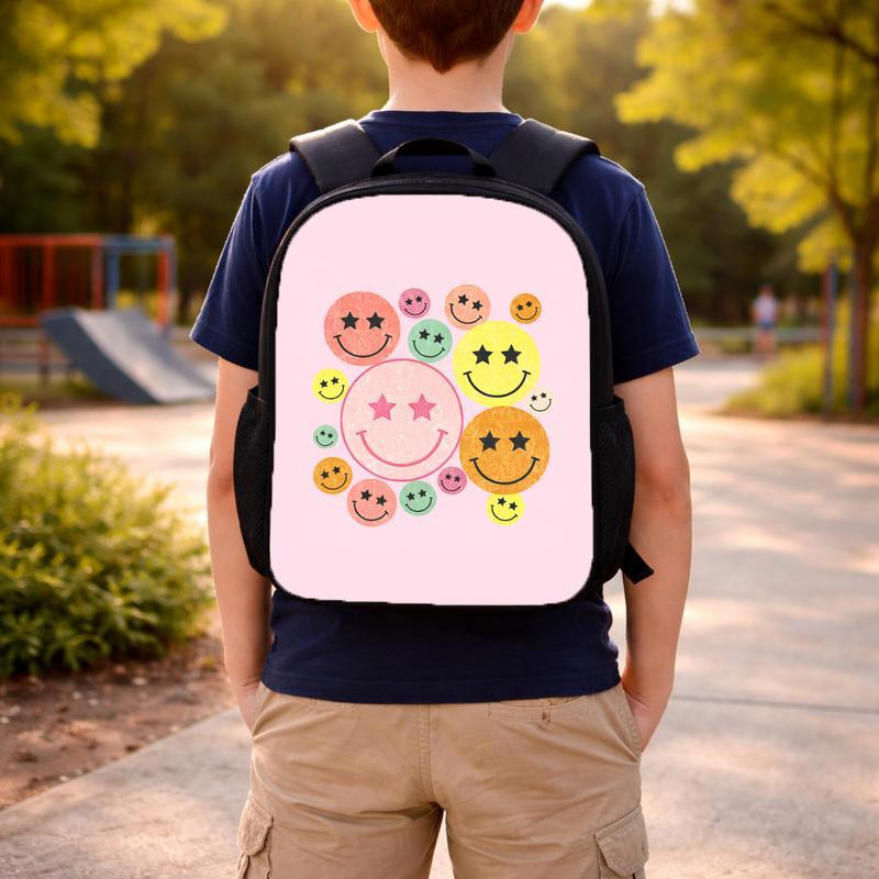 Cute Smiley Backpack - Back To School Girls Custom Backpack Cute Smiley Backpack - Back To School Girls Custom Backpack