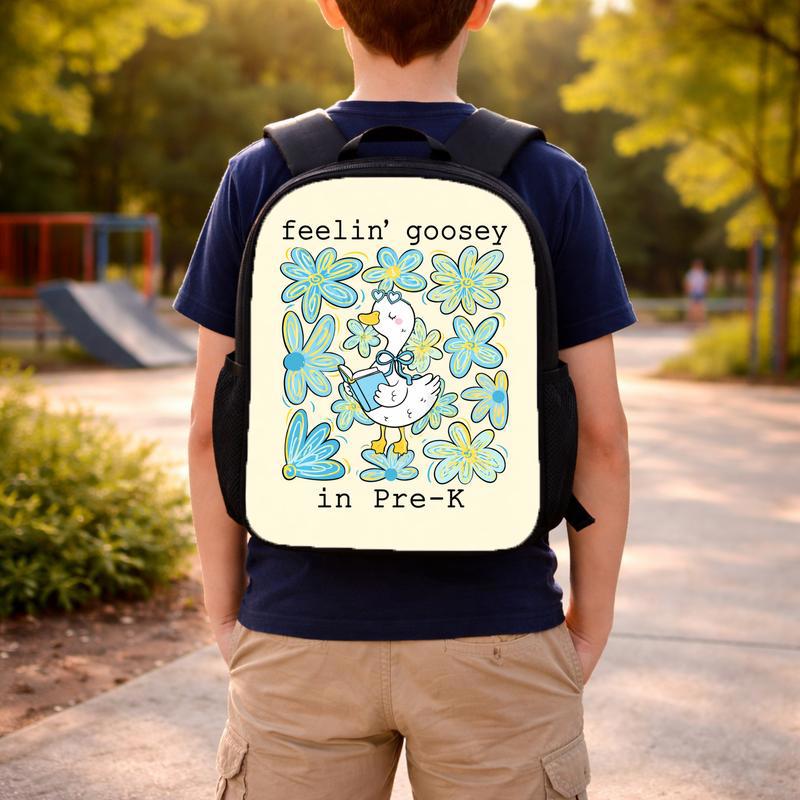 Feelin Goosey Backpack - Pre-K Back To School Kids Custom Backpack