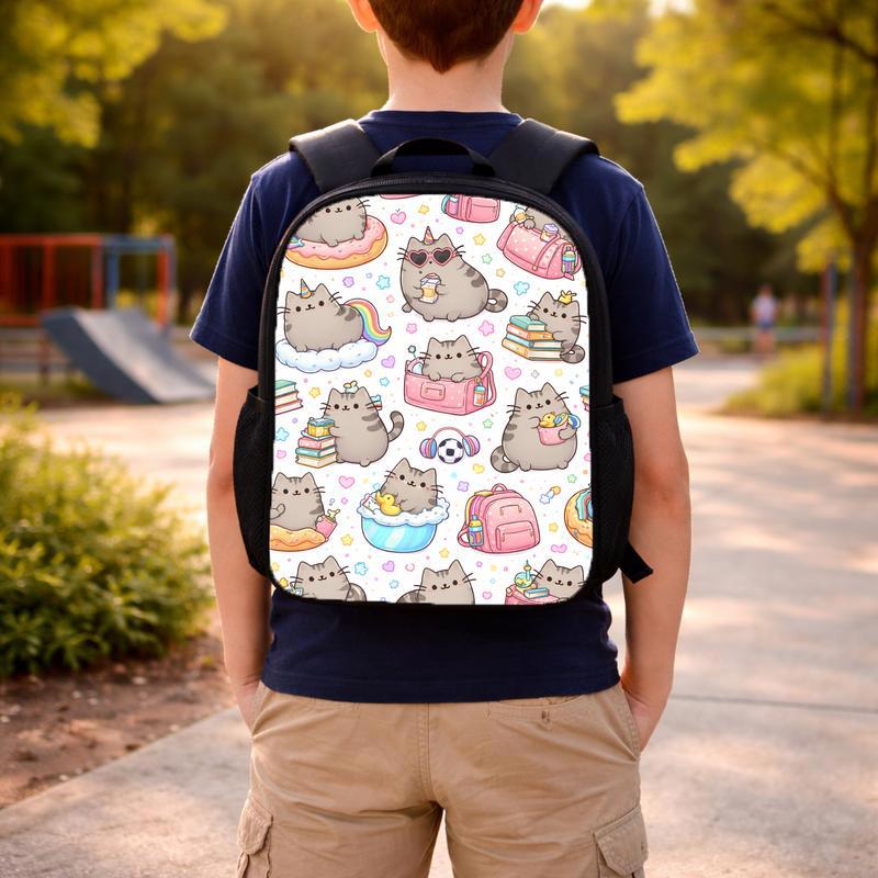 Kawaii Cát Custom Backpack Kawaii Cát Custom Backpack