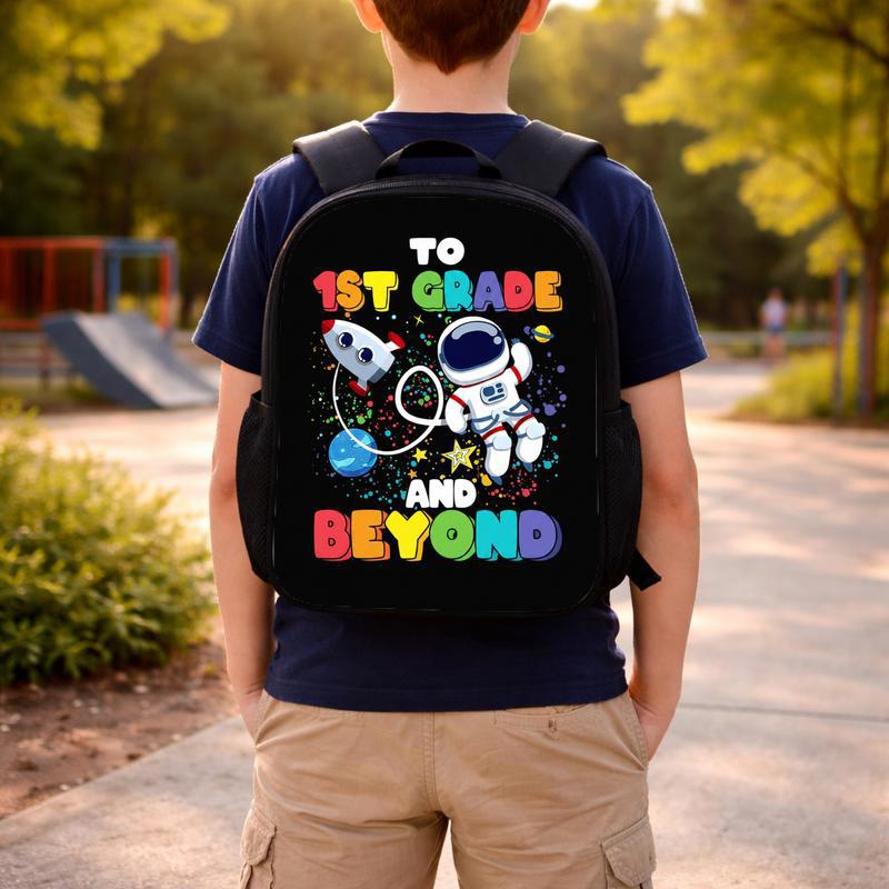Kids Astronaut Backpack 1st Grade - To First Grade And Beyond Space Custom Backpack Kids Astronaut Backpack 1st Grade - To First Grade And Beyond Space Custom Backpack