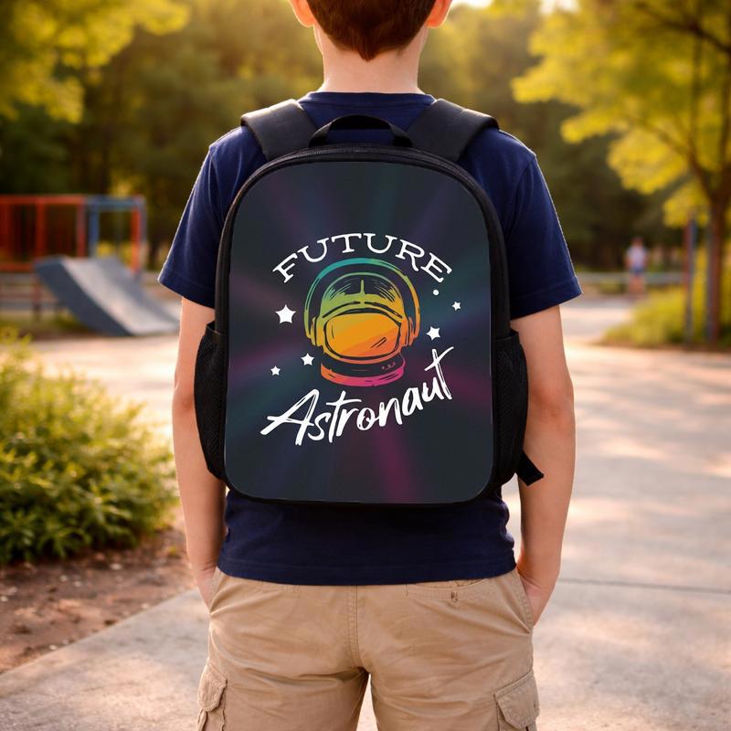 Kids Backpack Future Astronaut - Space Retro Style Custom Backpack