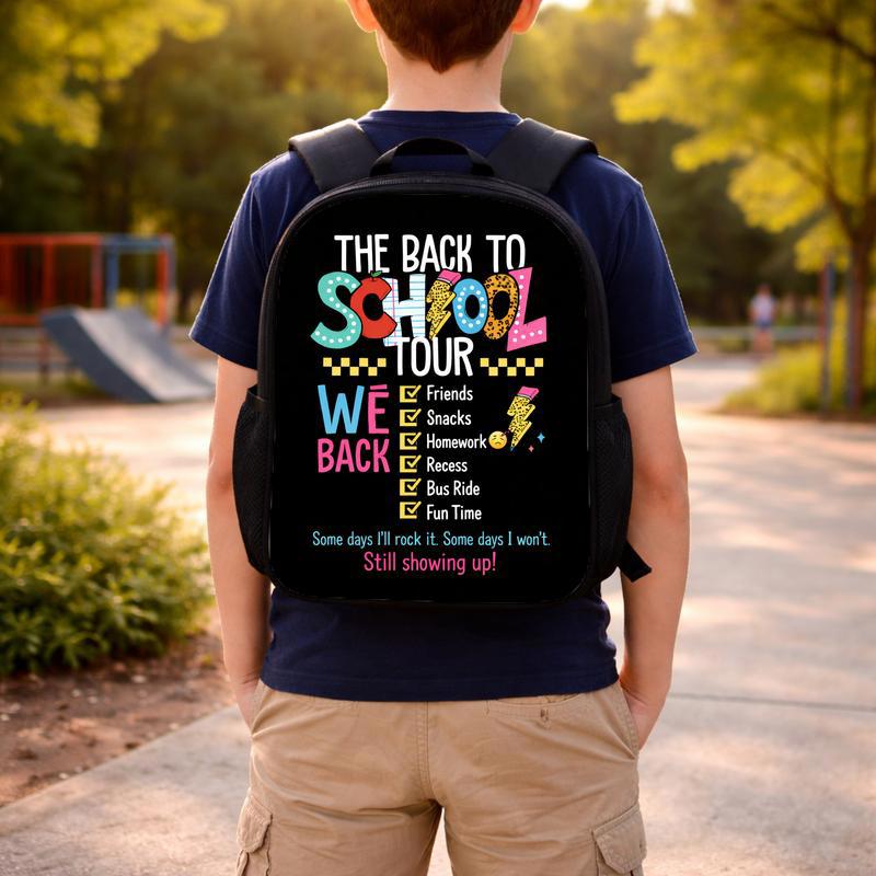 Kids School Tour Backpack - Funny Back To School Vibes Custom Backpack Kids School Tour Backpack - Funny Back To School Vibes Custom Backpack