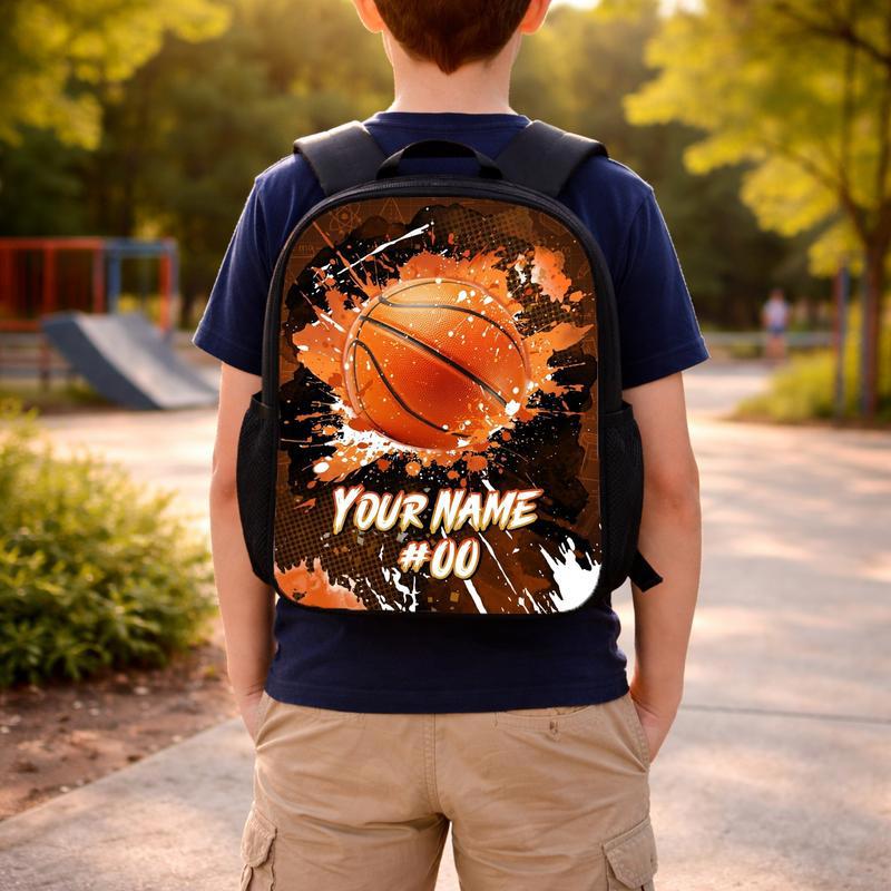 Personalized Basketball Backpack - Back To School Player Gift Custom Backpack