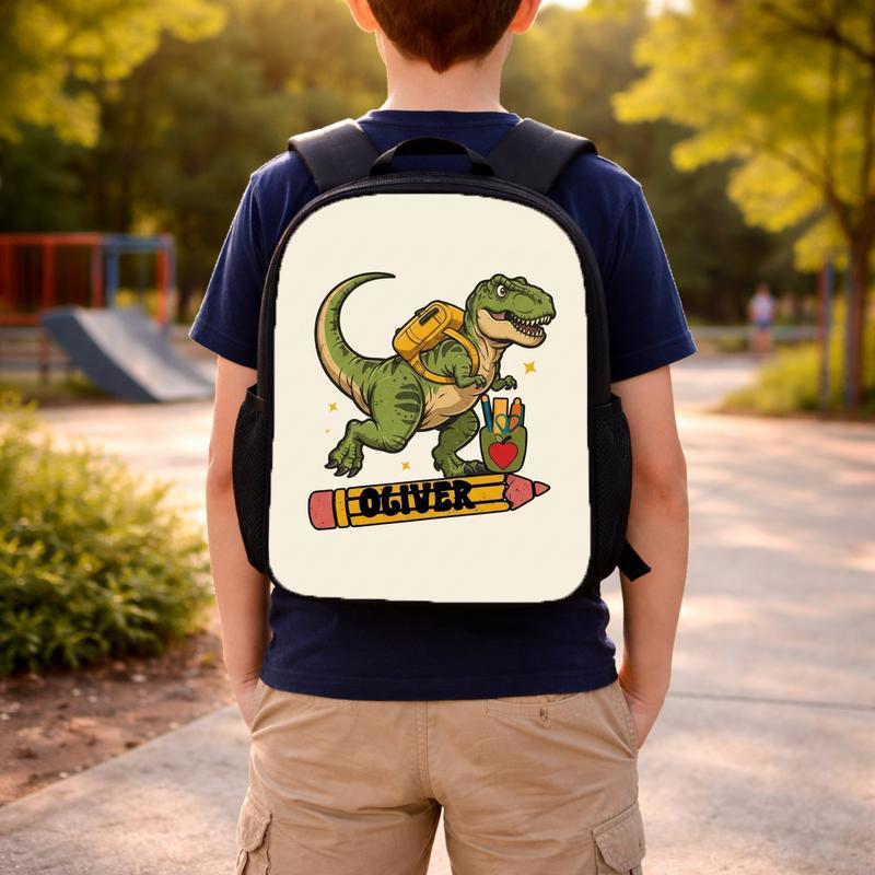 Personalized Dinosaur Back To School Backpack With Name Custom Backpack Personalized Dinosaur Back To School Backpack With Name Custom Backpack
