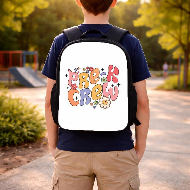 Pre-K Crew Backpack - Cute Kids Back To School Custom Backpack Pre-K Crew Backpack - Cute Kids Back To School Custom Backpack