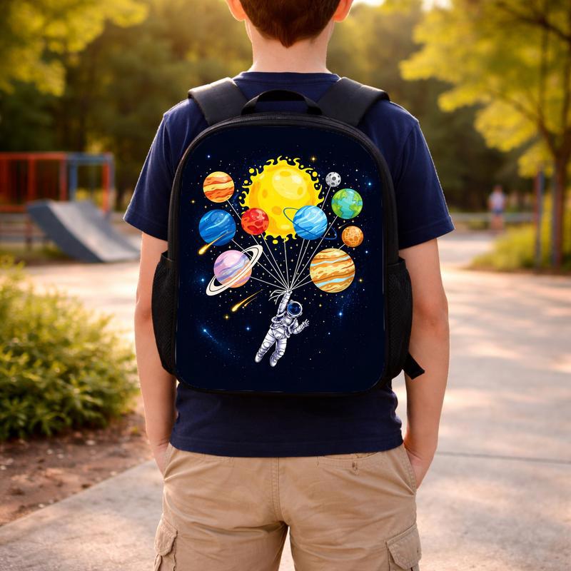 Solar System Backpack Kids - Space Explorer Design Custom Backpack