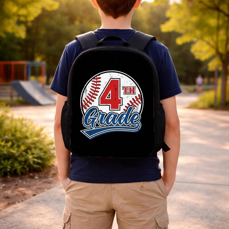 Vintage Custom Grade Baseball Backpack - Back To School Kids Bag Custom Backpack