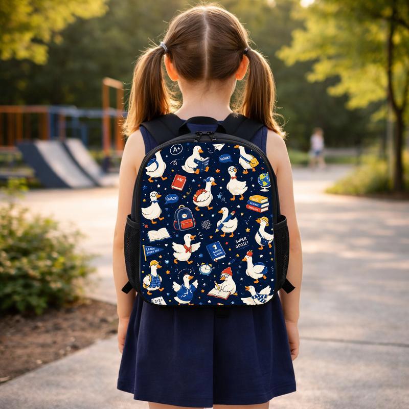 All Over Goose Backpack - Fun Back To School Kids Pattern Custom Backpack All Over Goose Backpack - Fun Back To School Kids Pattern Custom Backpack