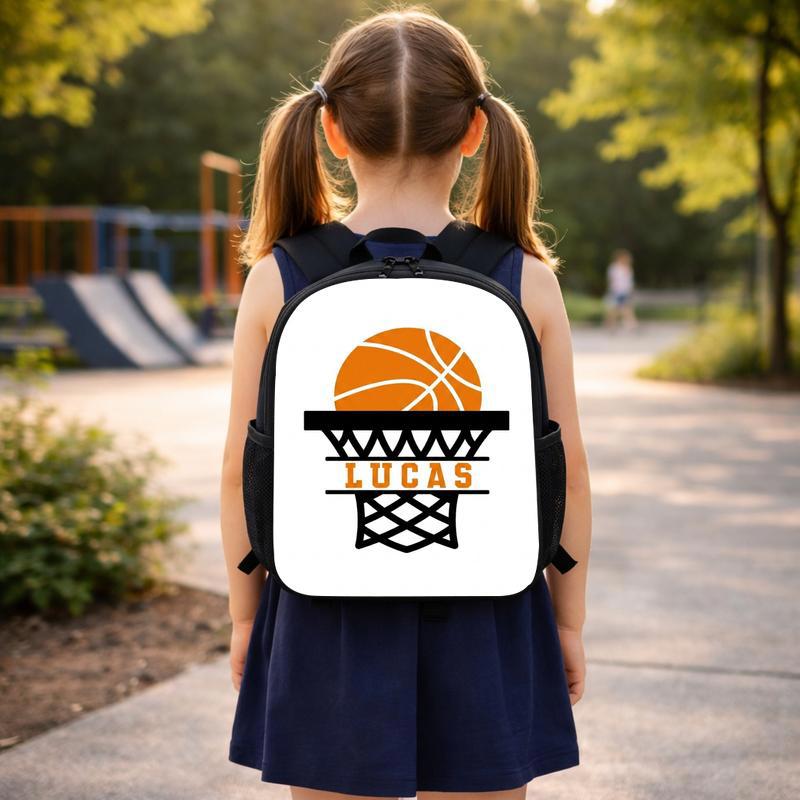 Basketball Name Backpack - Back To School Custom Sport Style Custom Backpack Basketball Name Backpack - Back To School Custom Sport Style Custom Backpack