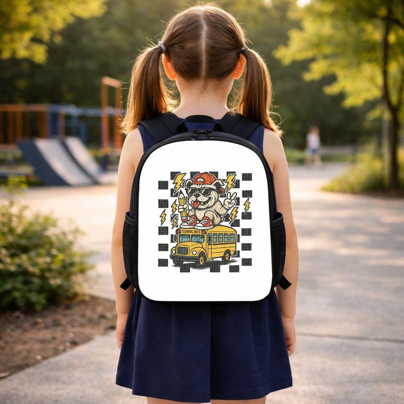 Cool Bulldog Back To School PNG _ Kids School Shirt Design Custom Backpack Cool Bulldog Back To School PNG _ Kids School Shirt Design Custom Backpack