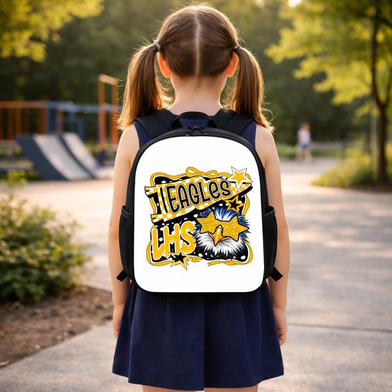 Custom Back To School Mascot Cool - Bold Middle School Spirit Custom Backpack Custom Back To School Mascot Cool - Bold Middle School Spirit Custom Backpack
