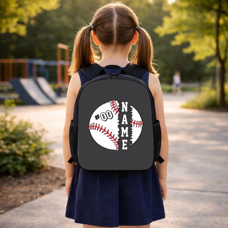 Custom Baseball Backpack - Name And Number Back To School Custom Backpack Custom Baseball Backpack - Name And Number Back To School Custom Backpack