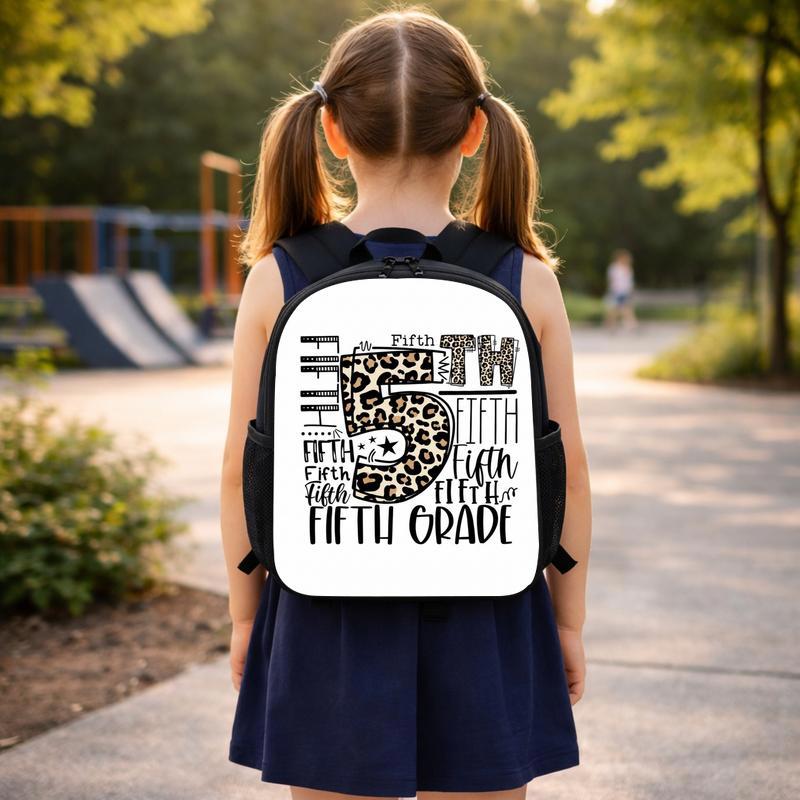 Custom Grade Backpack - Elementary School Leopard Print Style Custom Backpack Custom Grade Backpack - Elementary School Leopard Print Style Custom Backpack
