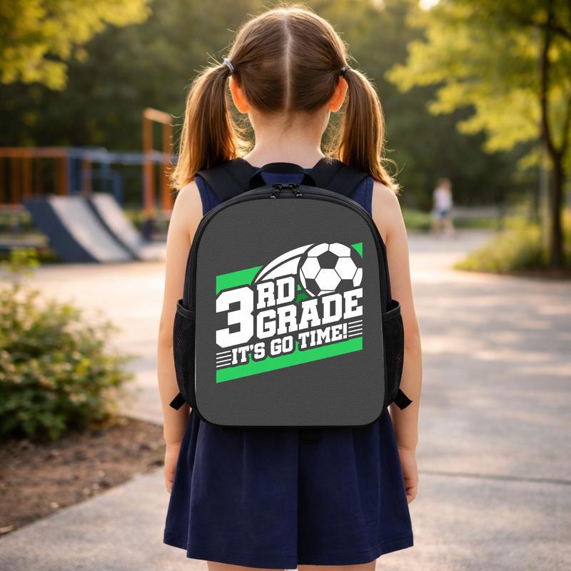 Custom Grade Go Time Backpack - Soccer School Desig Custom Backpack Custom Grade Go Time Backpack - Soccer School Desig Custom Backpack