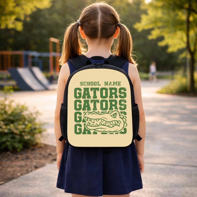 Custom Middle School Mascot Backpack - School Spirit Style Custom Backpack Custom Middle School Mascot Backpack - School Spirit Style Custom Backpack