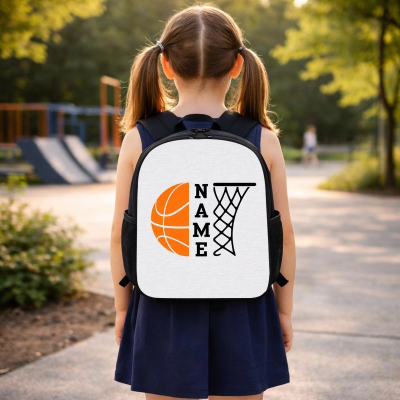 Custom Name Basketball Backpack - Back To School Sport Style Custom Backpack