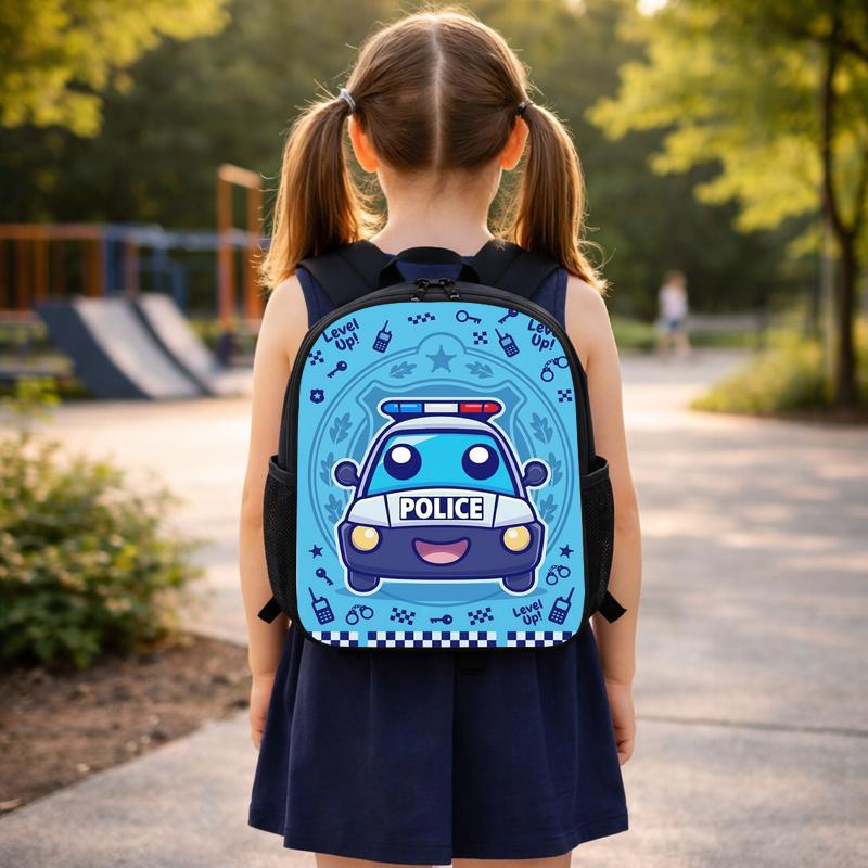 Cute Police Car Backpack - Level Up Kids Back To School Gift Custom Backpack Cute Police Car Backpack - Level Up Kids Back To School Gift Custom Backpack