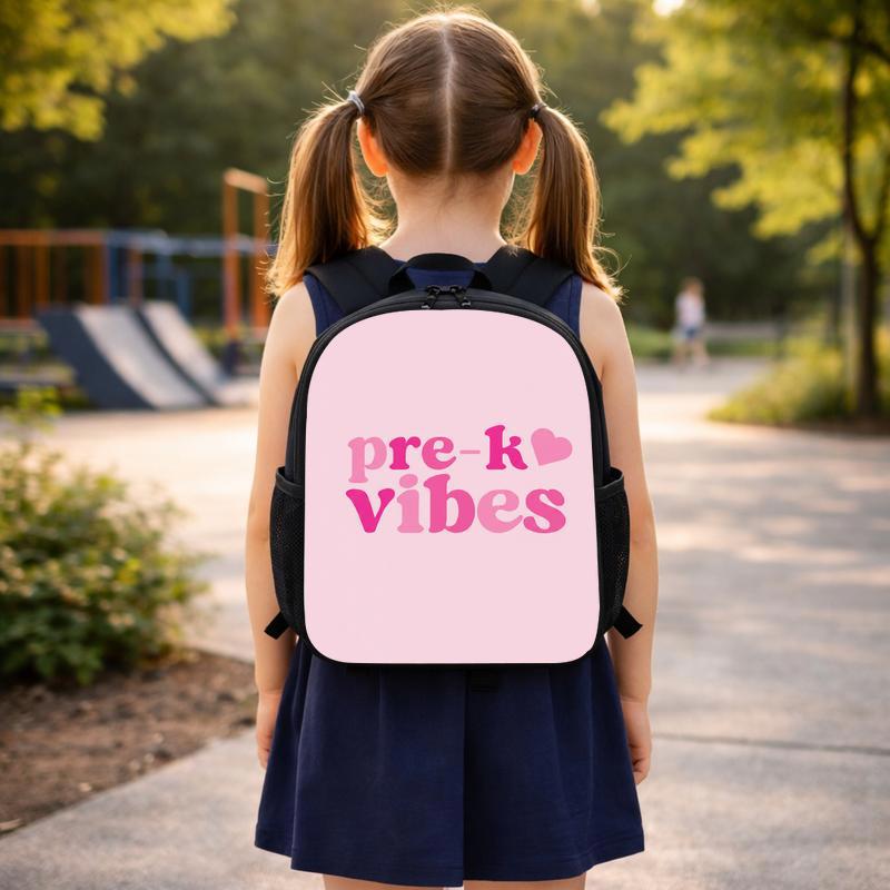 Cute Pre-K Vibes Backpack - First Day School Kids Custom Backpack